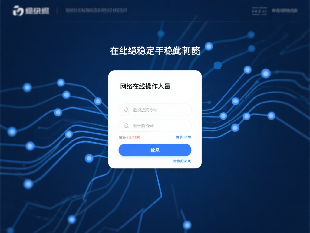 在任何在线操作中，网络的稳定性都是首要前提。登录过